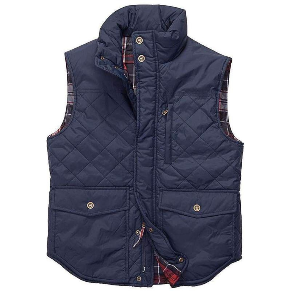 VARSITY VEST IN NAVY BY SOUTHERN PROPER